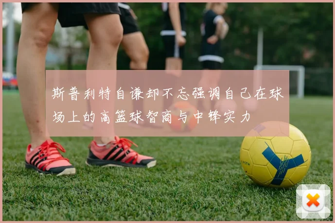 斯普利特自谦却不忘强调自己在球场上的高篮球智商与中锋实力